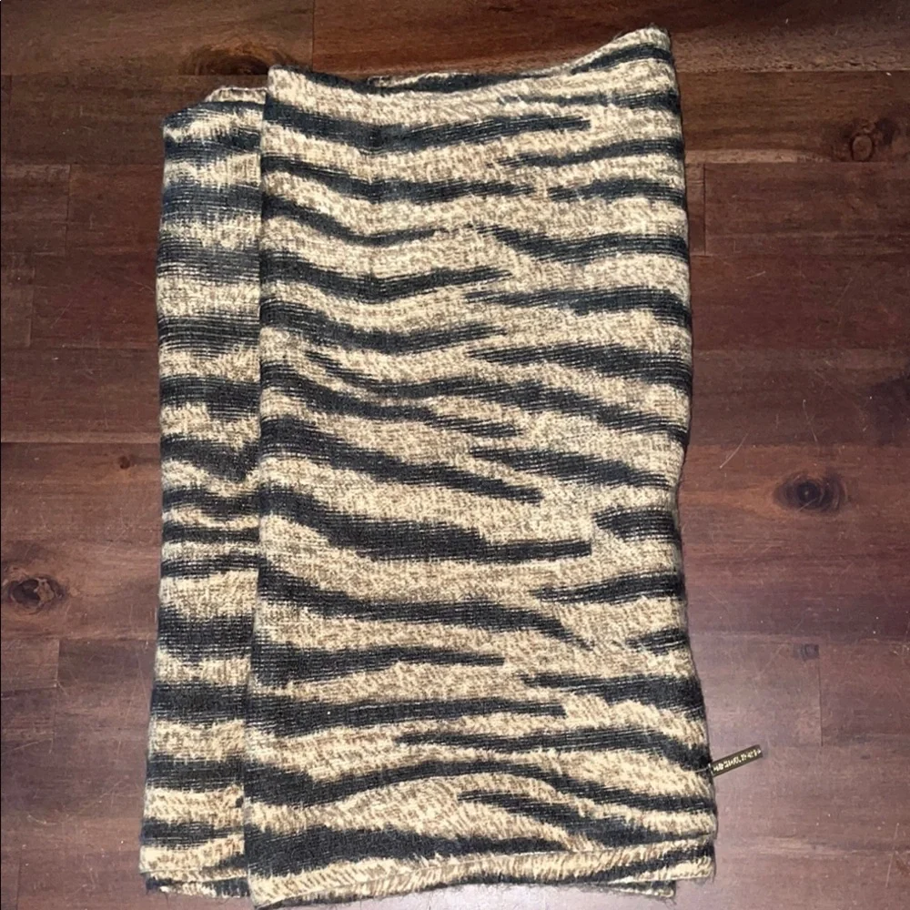 Michael Kors Scarf -Gold Accent Animal Print